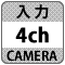 防犯カメラ録画機・DVR（デジタルビデオレコーダー）「4CH」